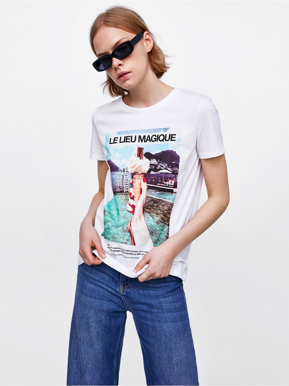 Zara Ice Cream Graphic Tee